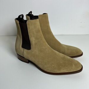 To boot New YorkMen's Suede Chelsea Boots in Light Brown 9.5 men’s